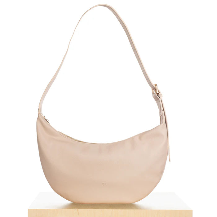 ELA SLOUCHY CROSSBODY BAG - ECRU