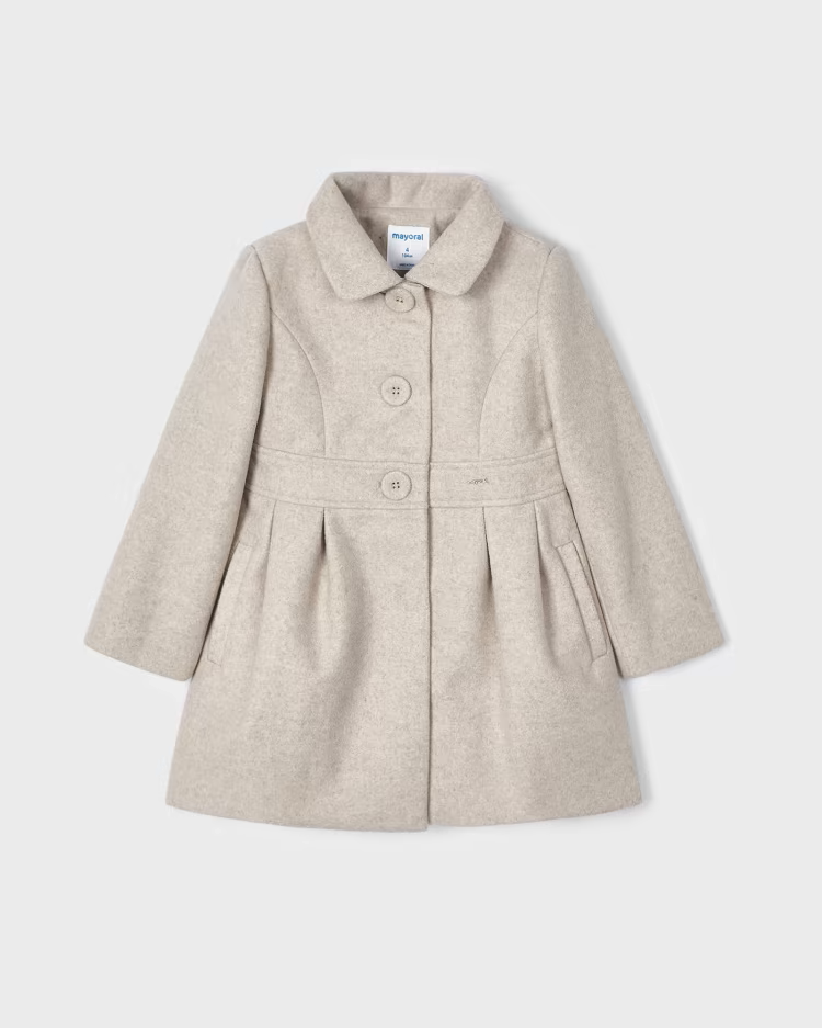 MAYORAL LONG COAT - SEPIA