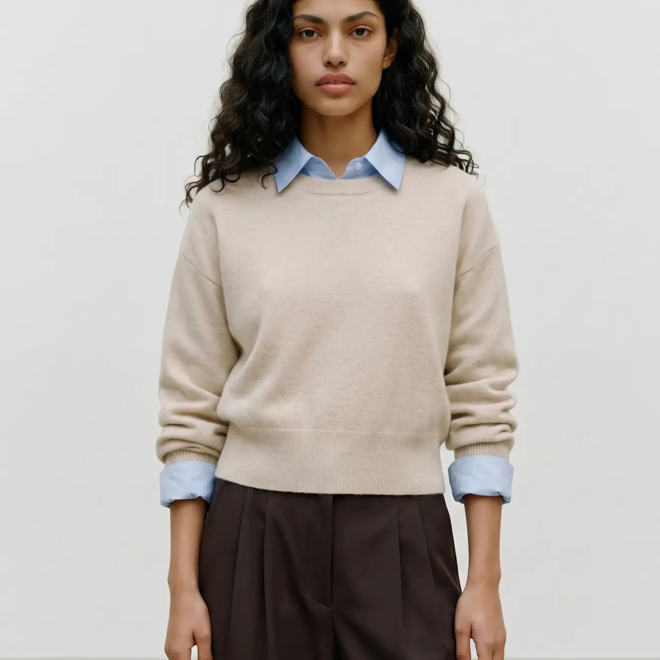 VM KACY O NECK PULLOVER - BIRCH
