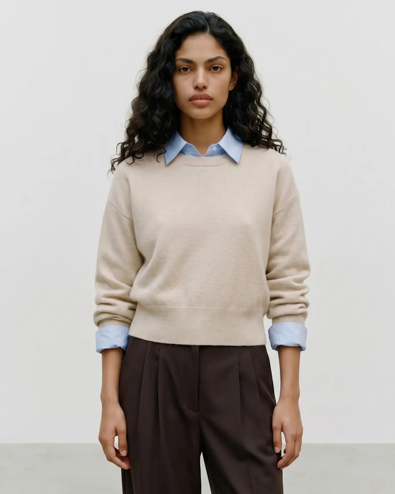 VM KACY O NECK PULLOVER - BIRCH