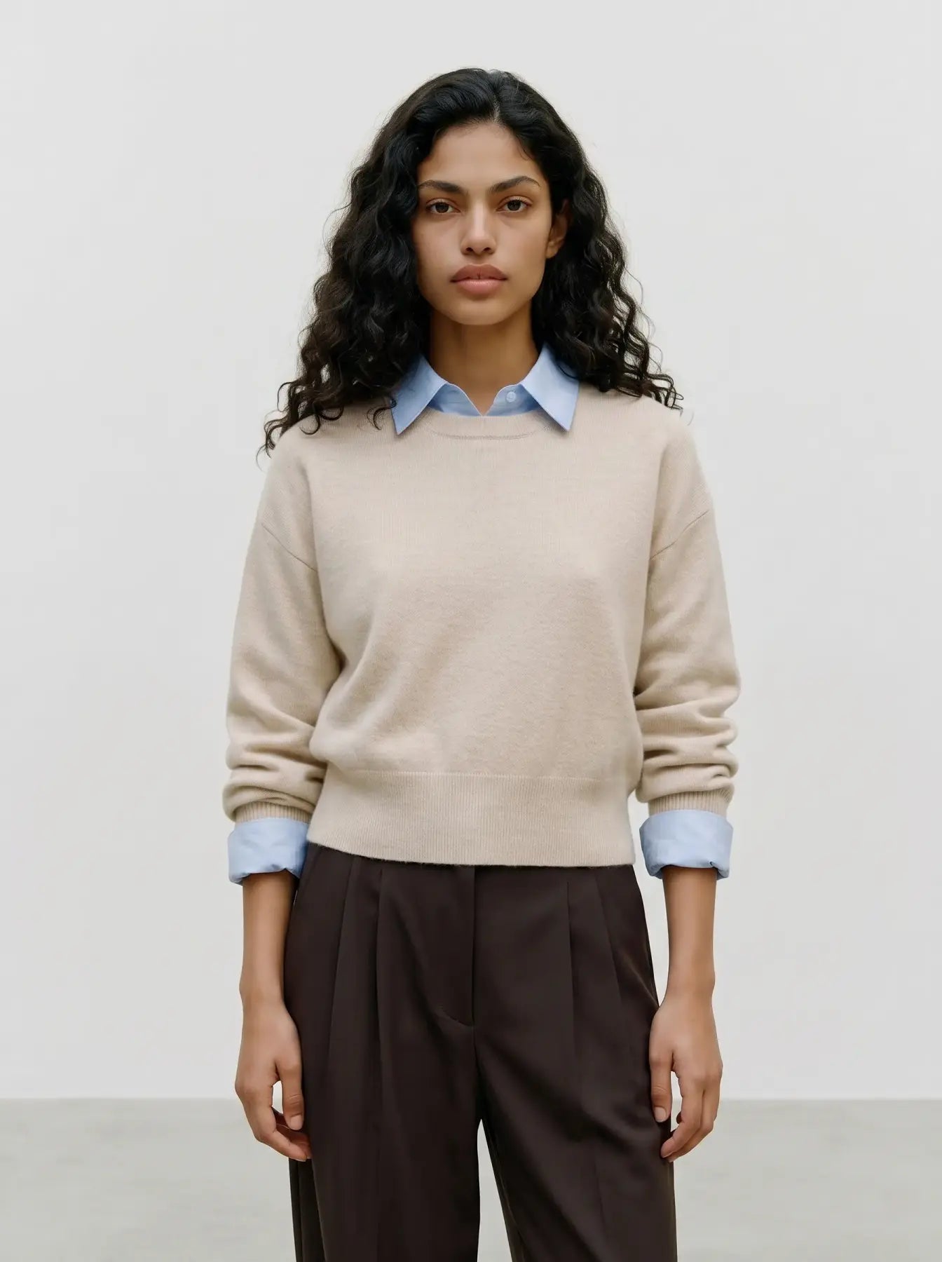 VM KACY O NECK PULLOVER - BIRCH
