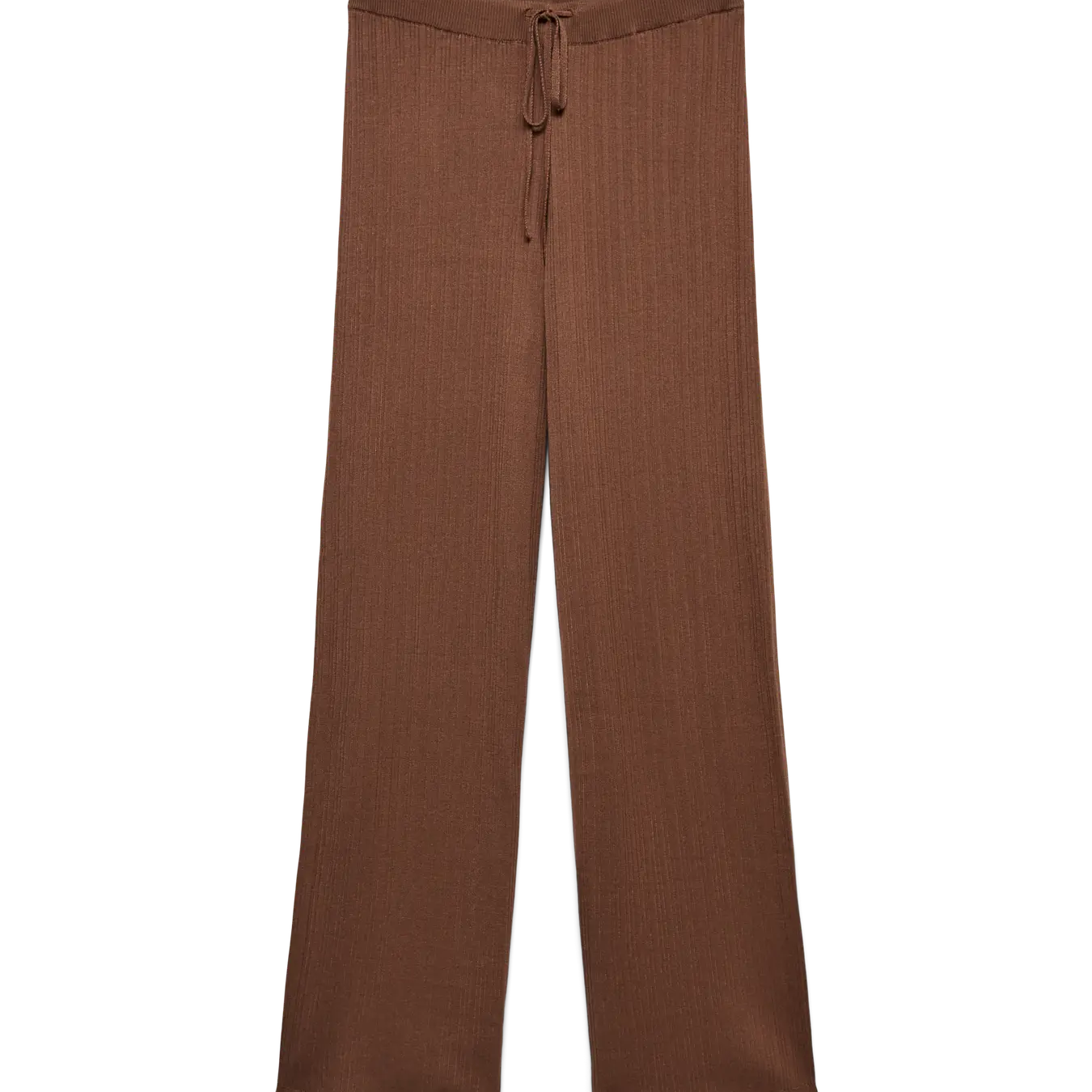VM WILLOW RIBBED PANT - COCOA BROWN
