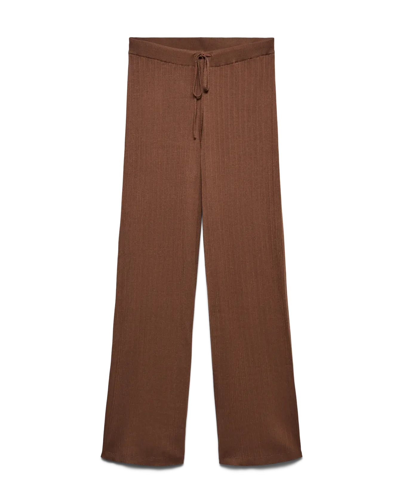 VM WILLOW RIBBED PANT - COCOA BROWN