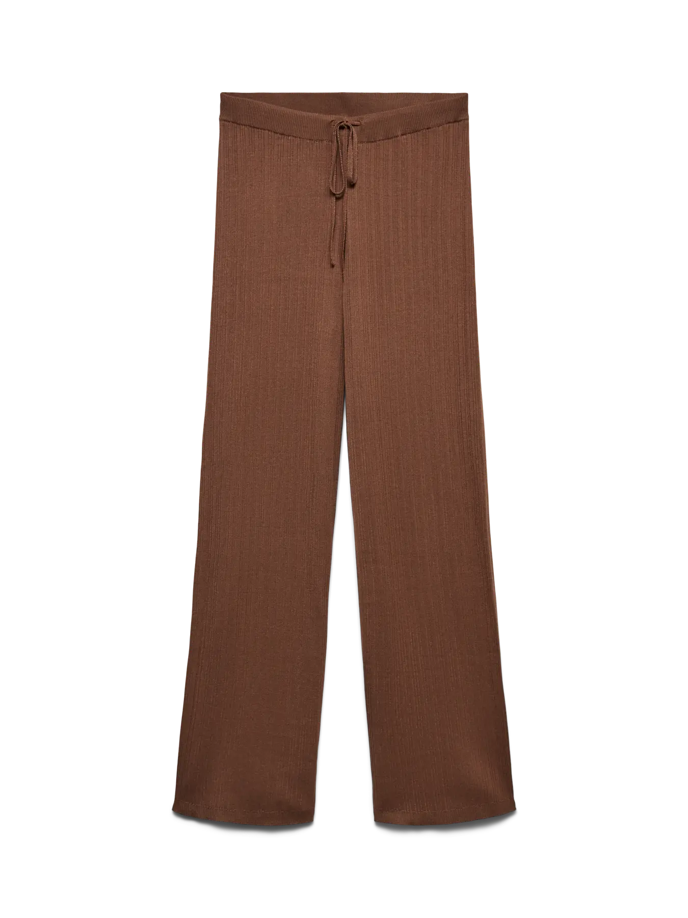 VM WILLOW RIBBED PANT - COCOA BROWN