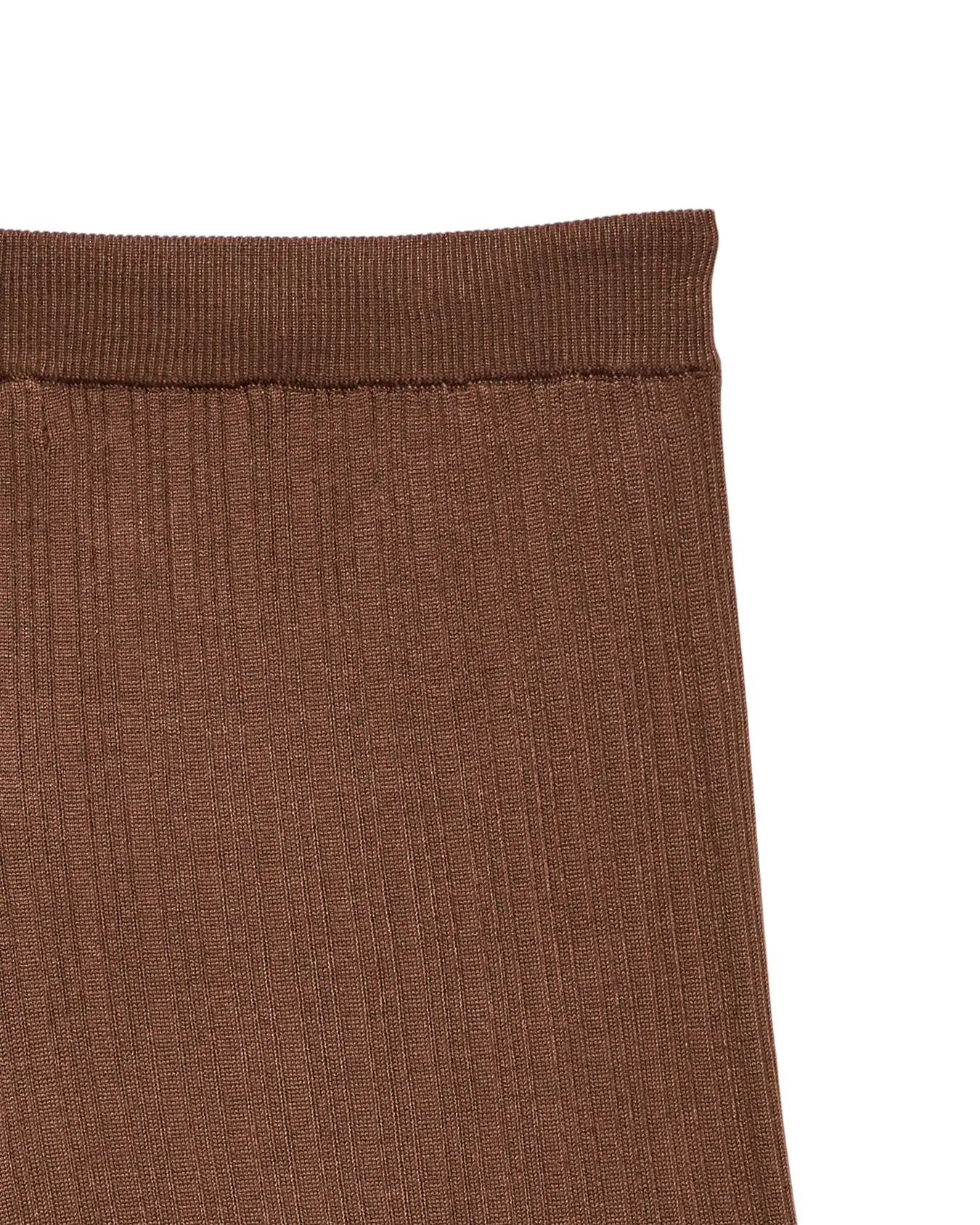 VM WILLOW RIBBED PANT - COCOA BROWN