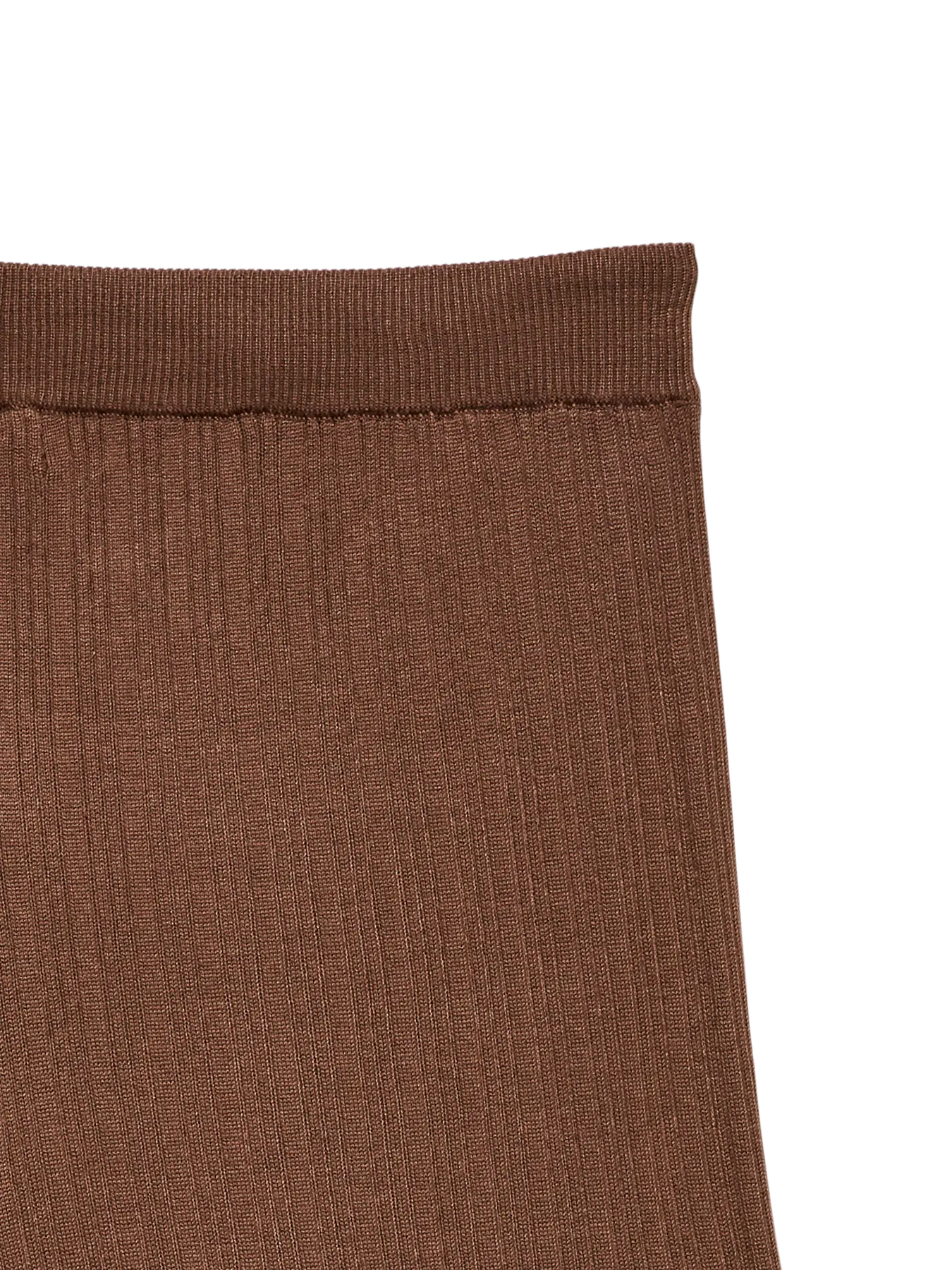 VM WILLOW RIBBED PANT - COCOA BROWN