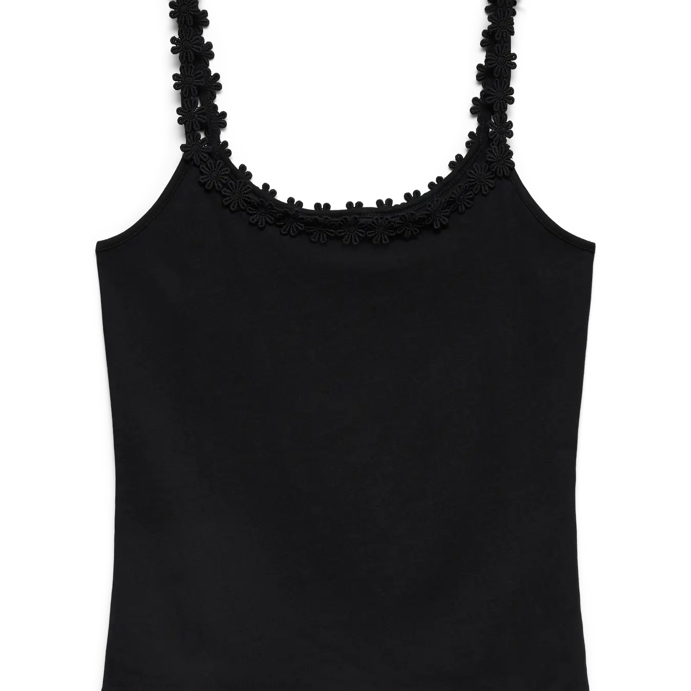 VM FLORA TANK TOP - BLACK