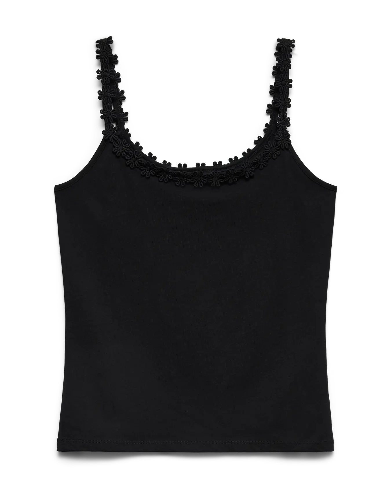 VM FLORA TANK TOP - BLACK