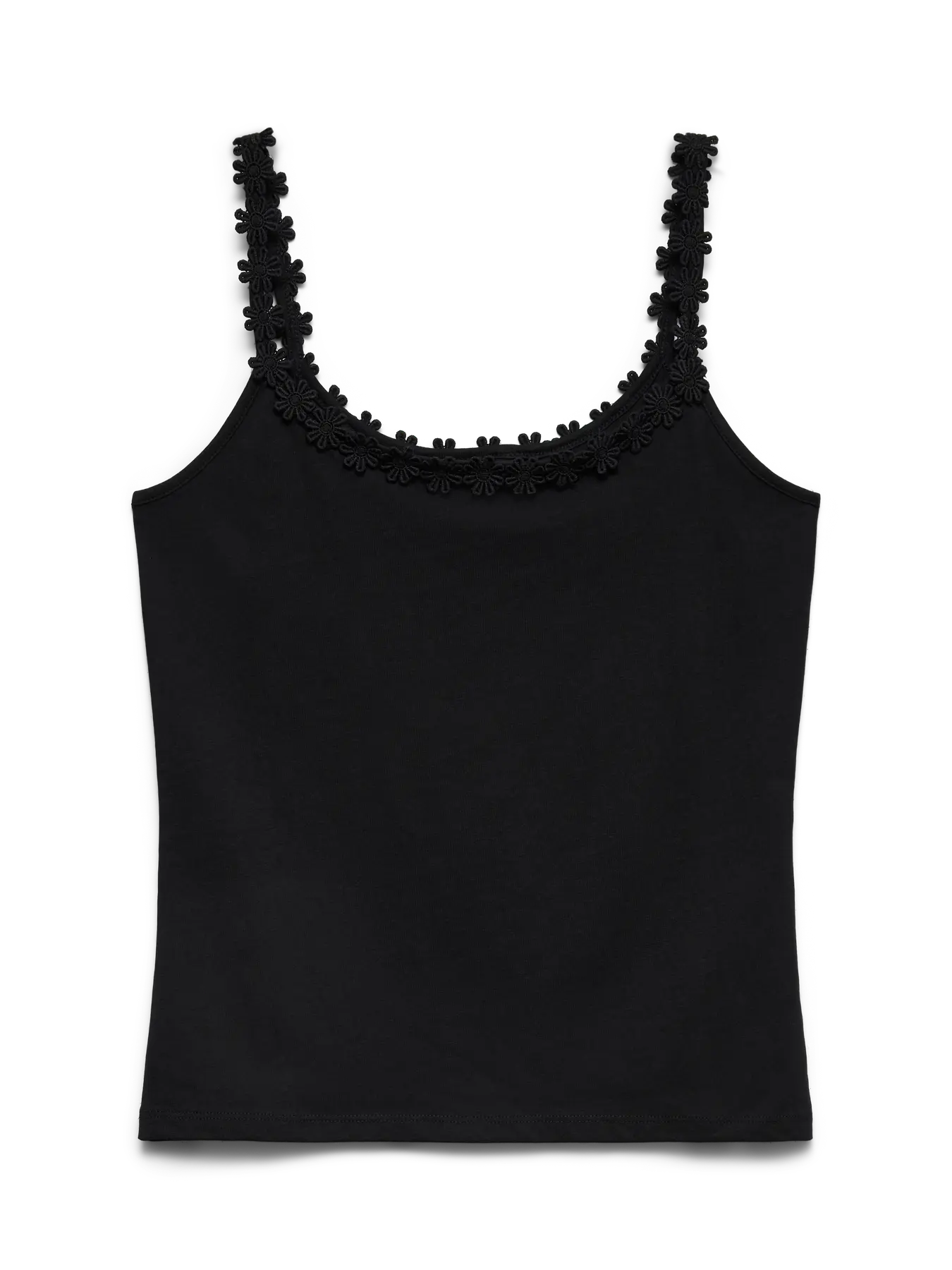 VM FLORA TANK TOP - BLACK