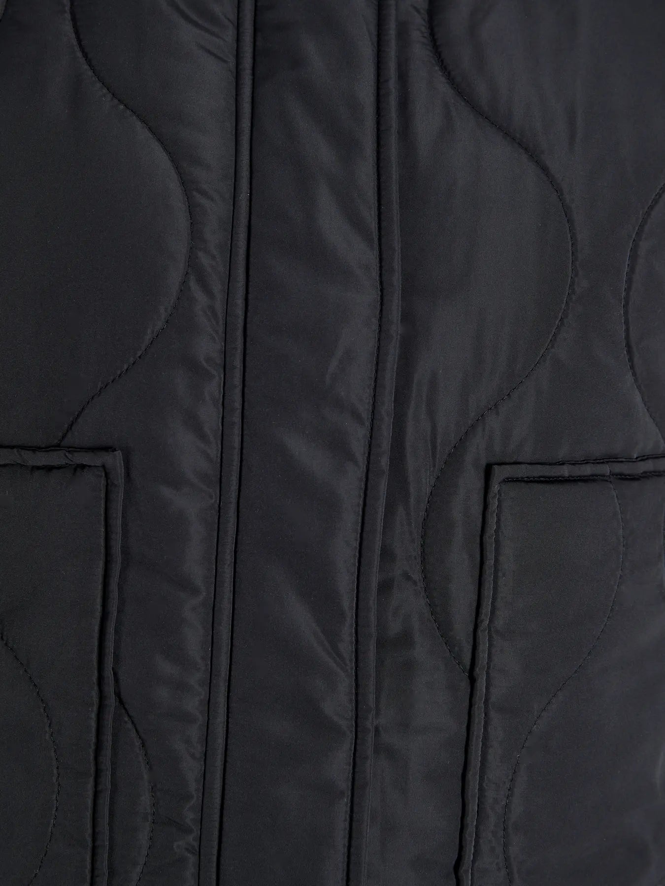 JJXX SERENA QUILTED VEST - BLACK