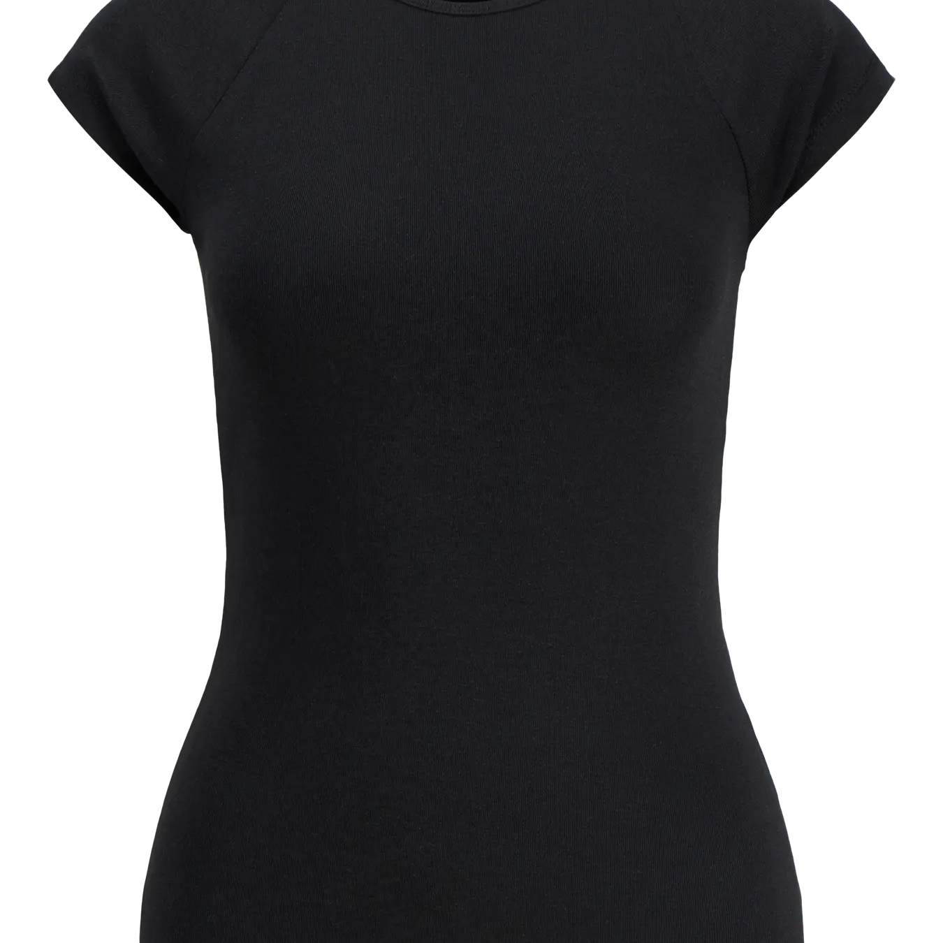 JJXX STAR RAGLAN BASIC TEE - BLACK