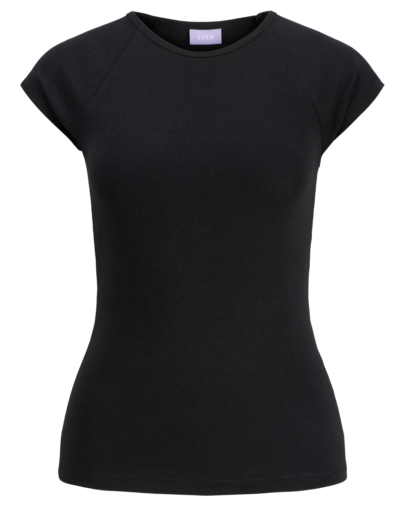 JJXX STAR RAGLAN BASIC TEE - BLACK