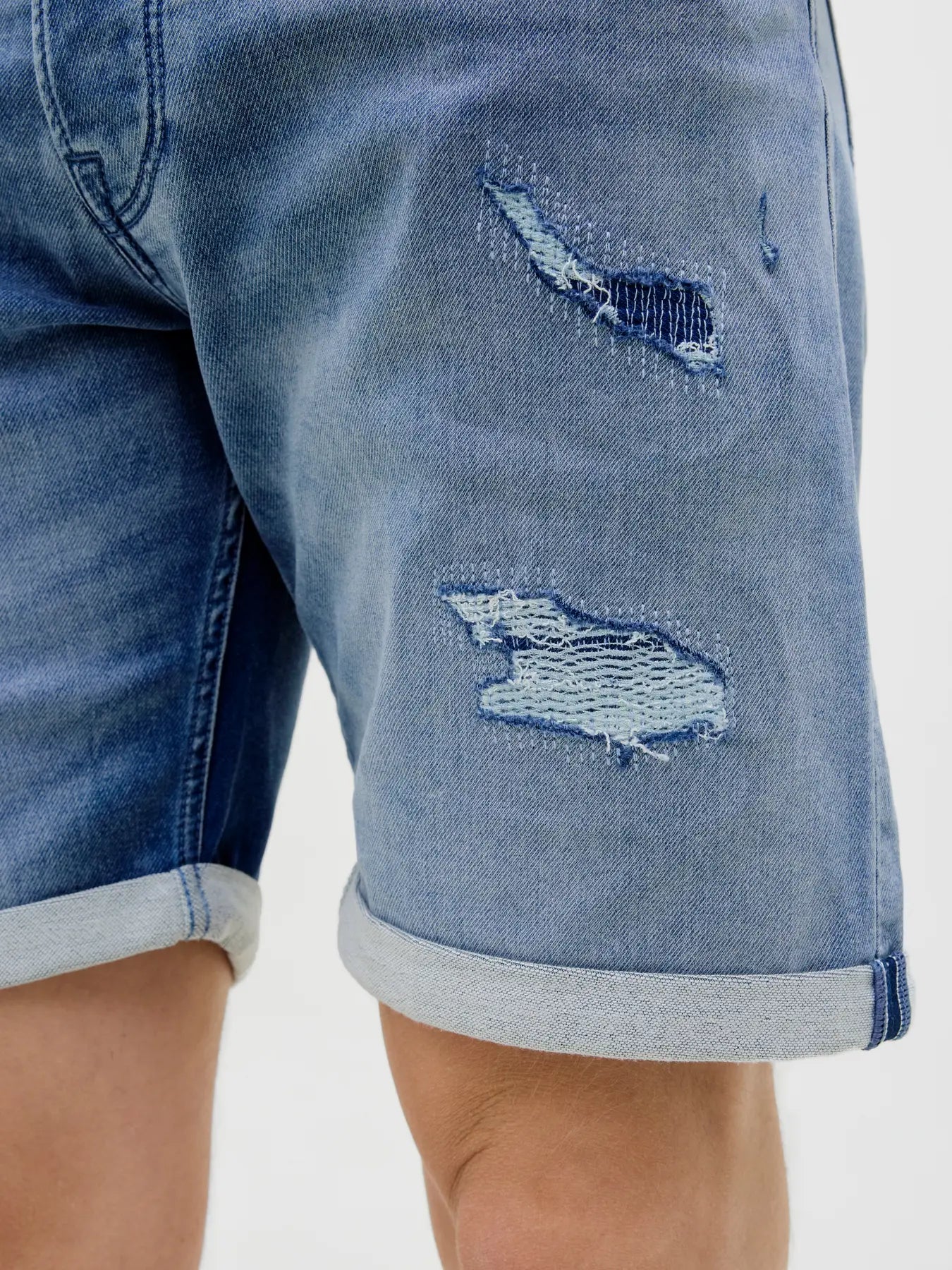 JJ RICK ICON SHORTS - BLUE DENIM