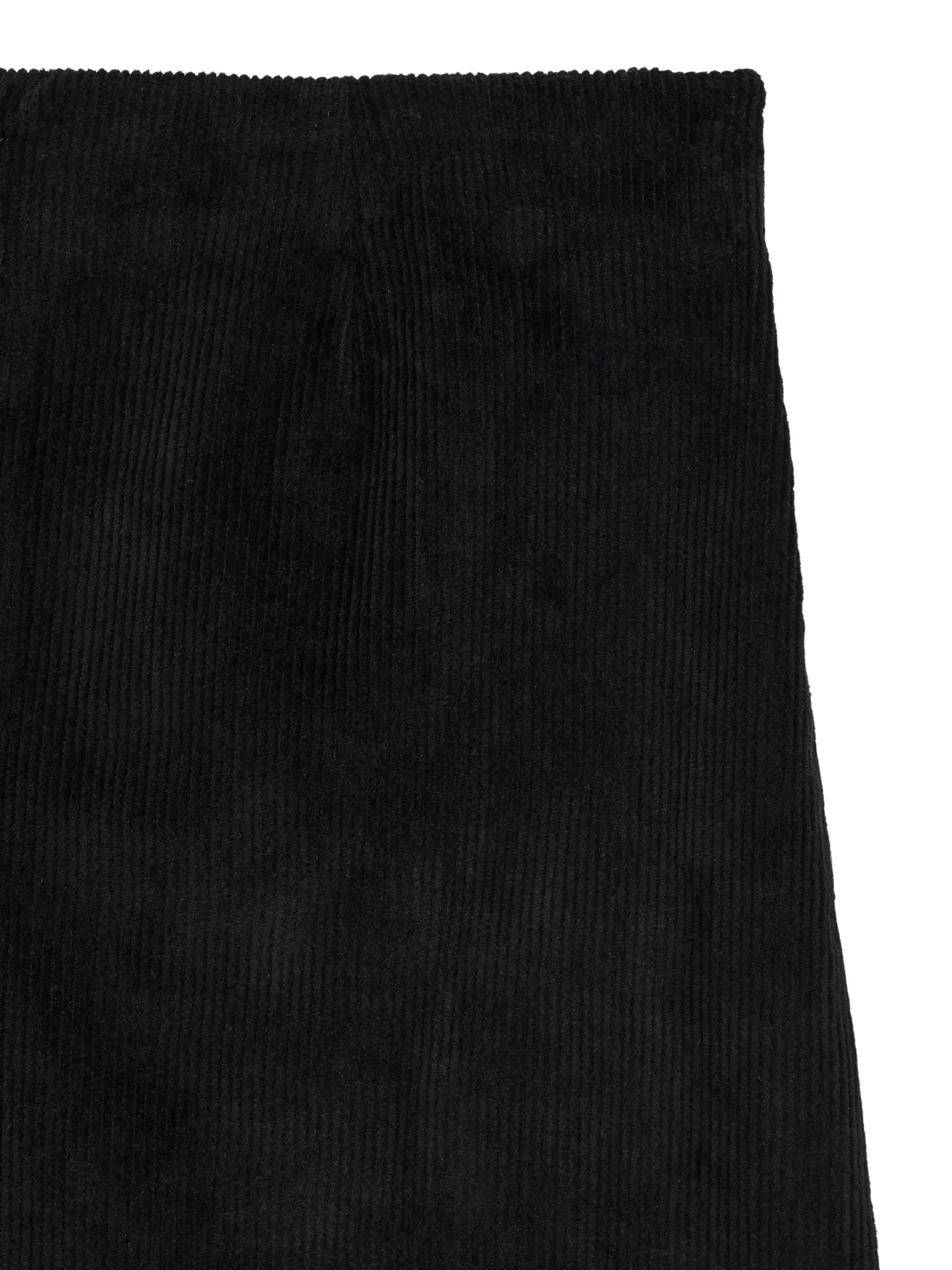 NM LULA NELLY CORD SKIRT - BLACK