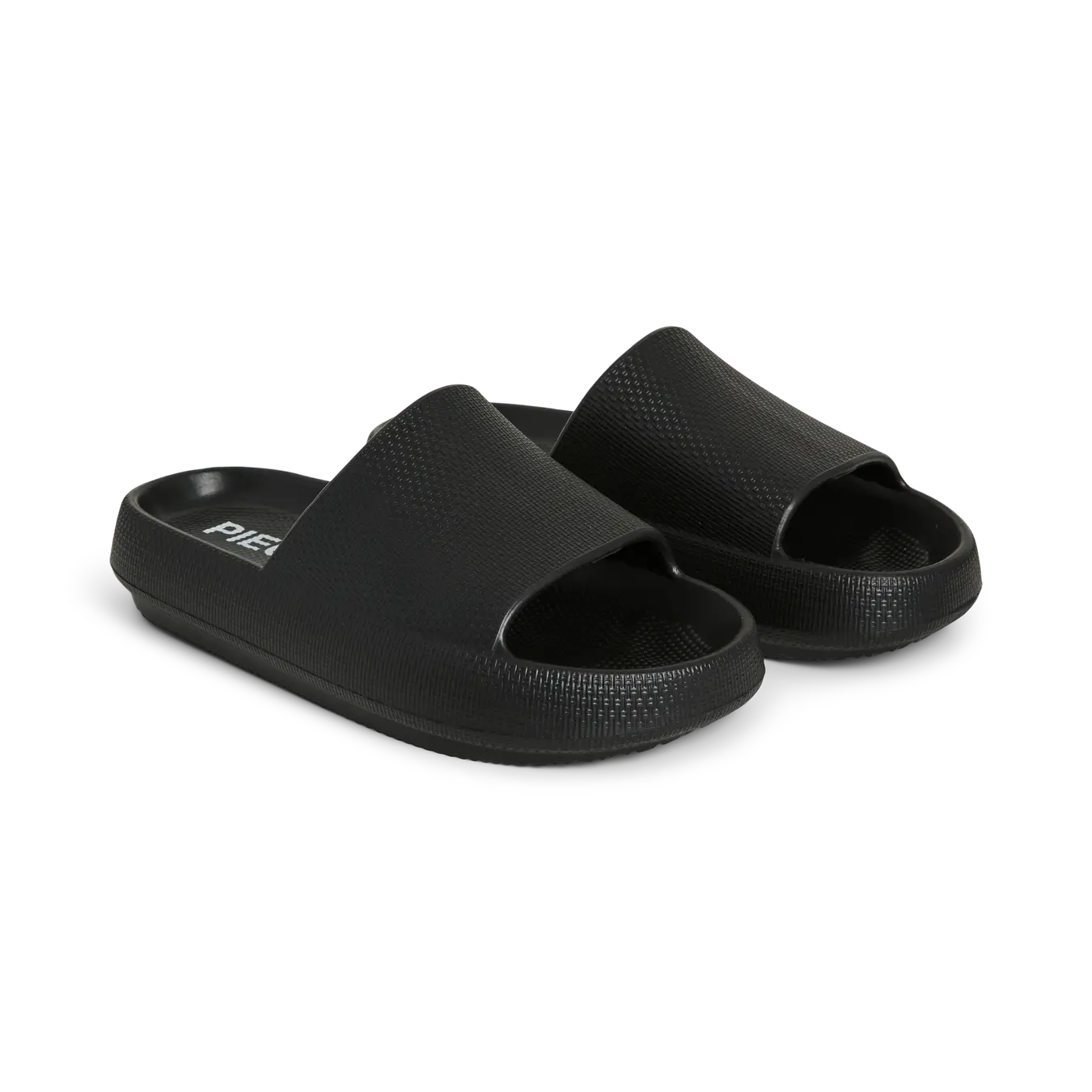 PIECES SHERY SLIDE - BLACK
