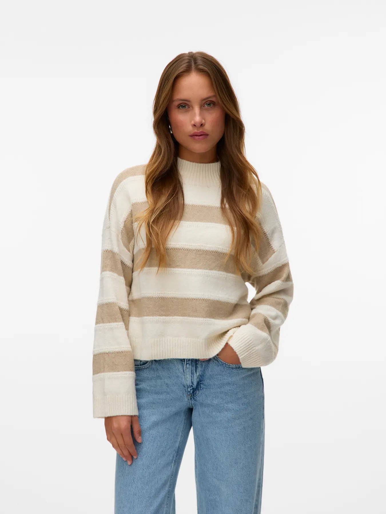 VM INEZ HIGHNECK SHORT PULLOVER - SILVERMINK