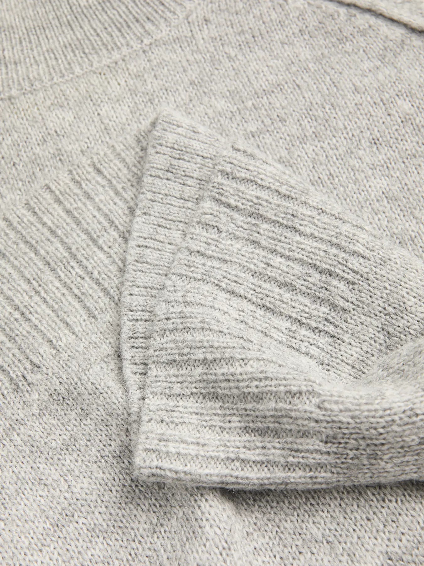 JJXX ELLINORA RAGLAN ROLLNECK SWEATER - LIGHT GREY