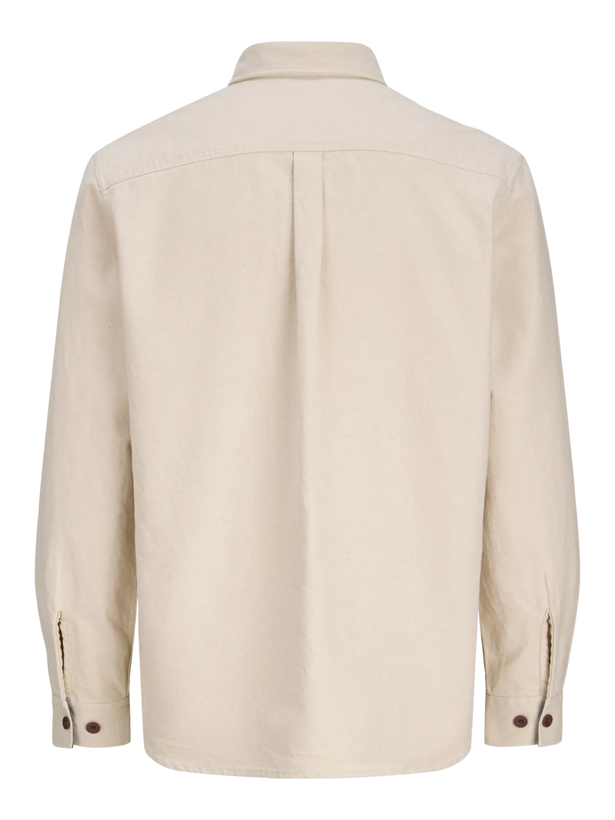 JJ IVY SOLID LS OVERSHIRT - PLAZA TAUPE