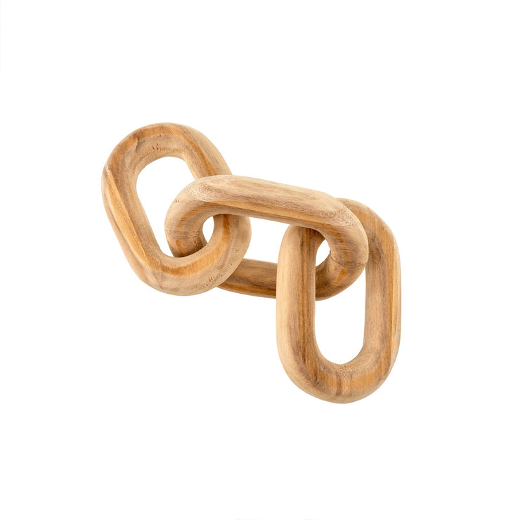 WOODEN CHAIN LINKS - NATURAL