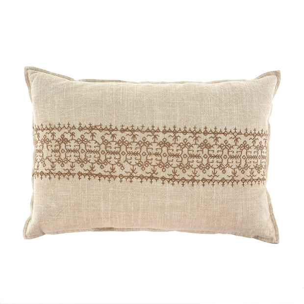 NOEMIE EMBROIDERED PILLOW
