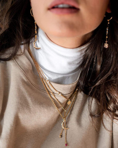 SOLUNE LAYERED NECKLACE - GOLD