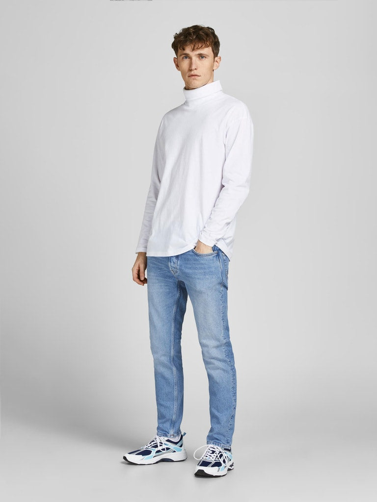 TIM SLIM STRAIGHT JEANS - BLUE DENIM