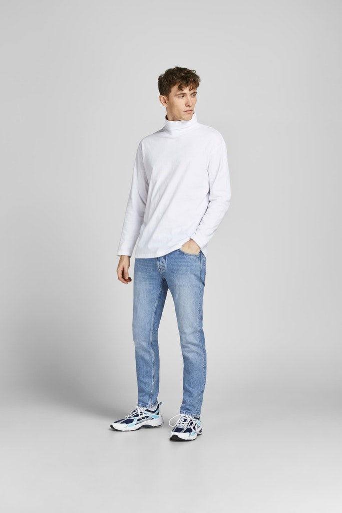 TIM SLIM STRAIGHT JEANS - BLUE DENIM