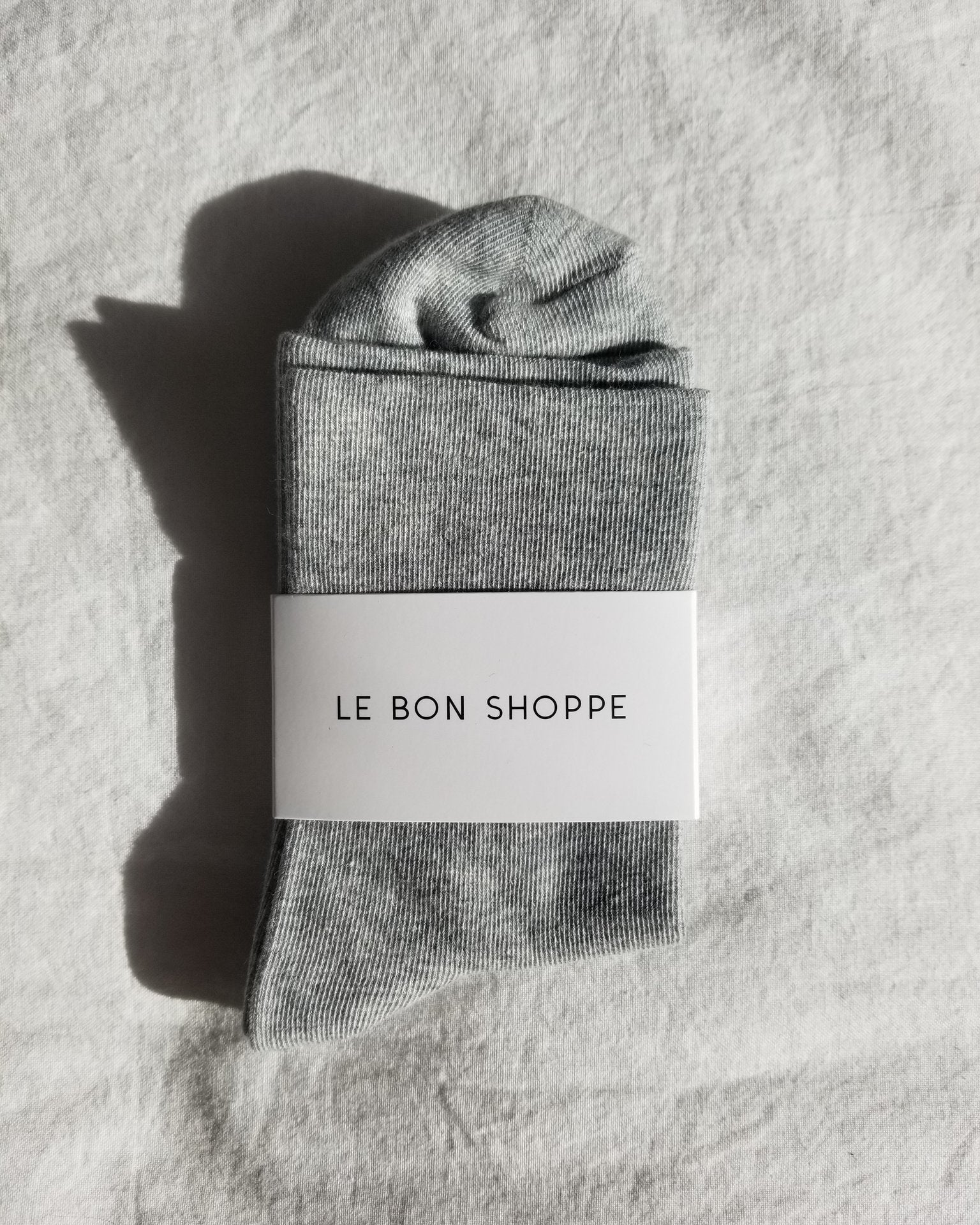 LE BON SHOPPE SNEAKER SOCKS - HT GREY