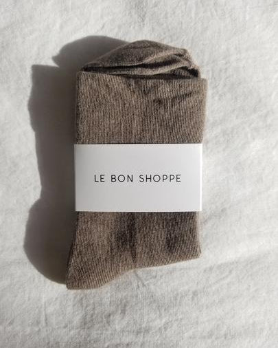 LE BON SHOPPE SNEAKER SOCKS - HT COCOA
