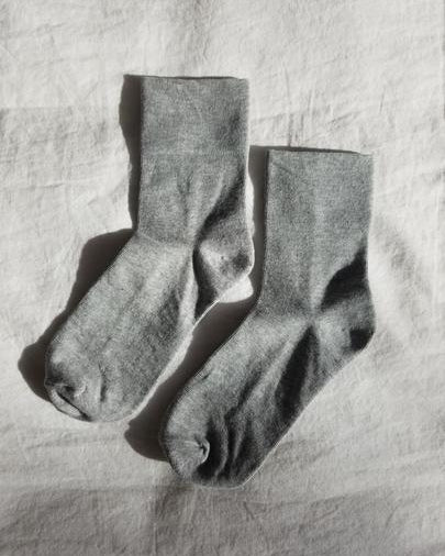 LE BON SHOPPE SNEAKER SOCKS - HT GREY