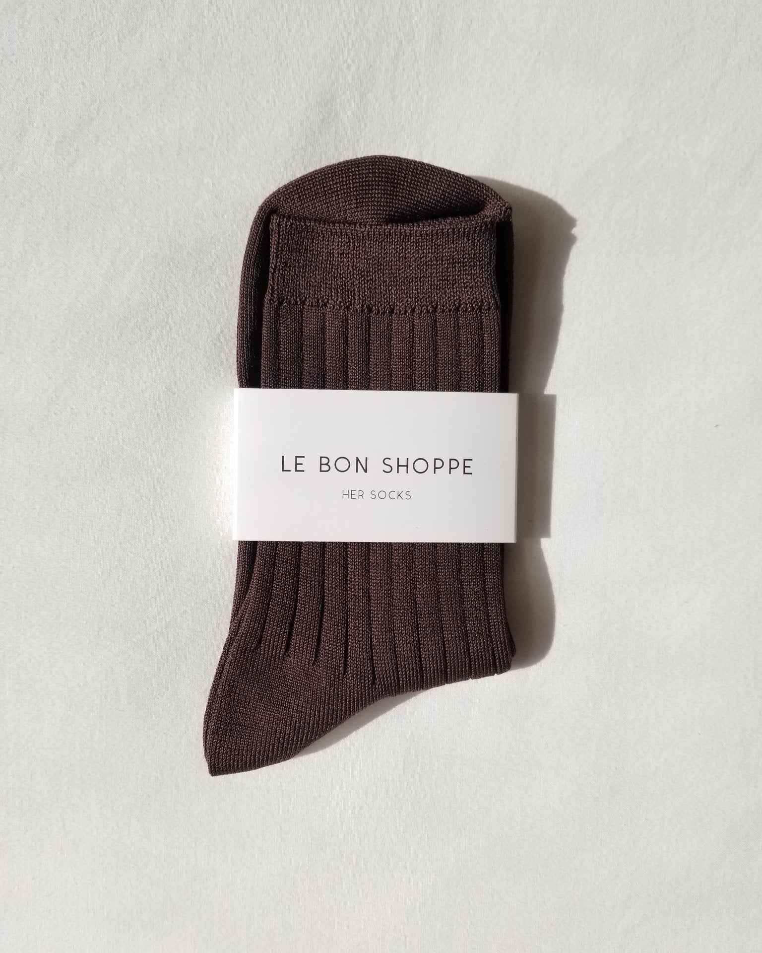 LE BON SHOPPE HER SOCKS - COFFEE