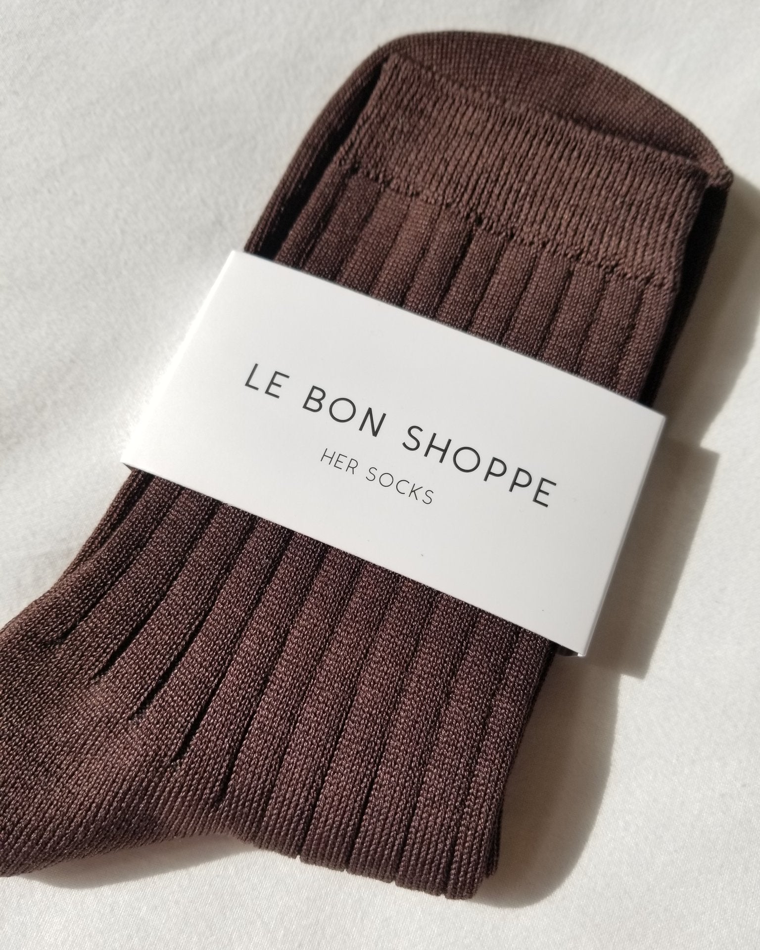 LE BON SHOPPE HER SOCKS - COFFEE