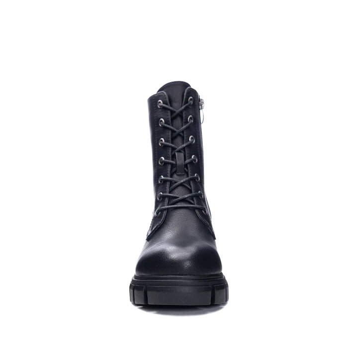 THE NEWZ LACE UP BOOTS - BLACK