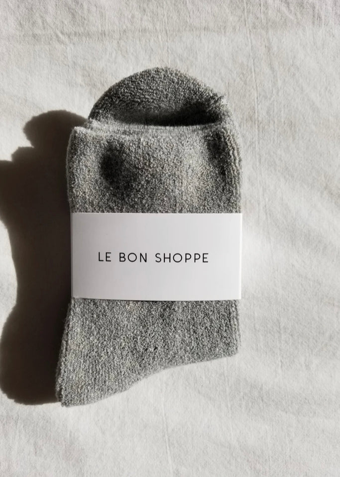 LE BON SHOPPE CLOUD SOCKS - HEATHER GREY