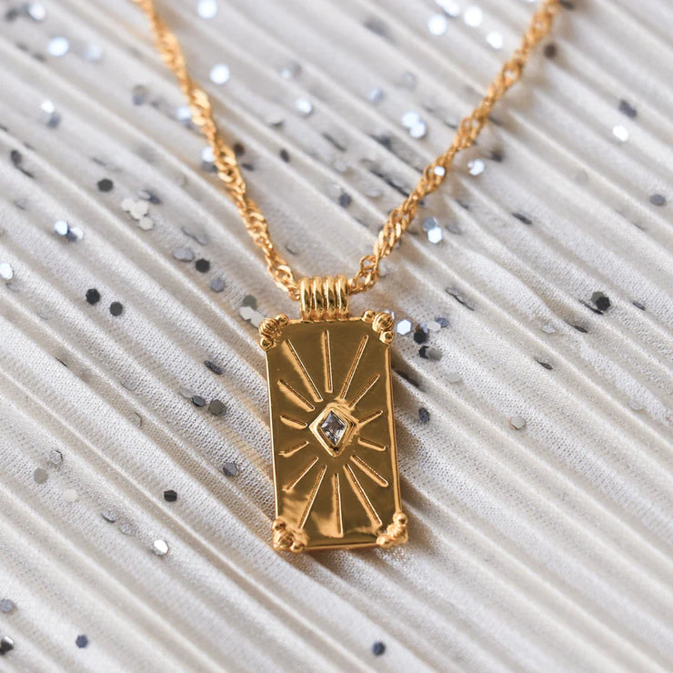 GOLLO PENDANT NECKLACE - GOLD