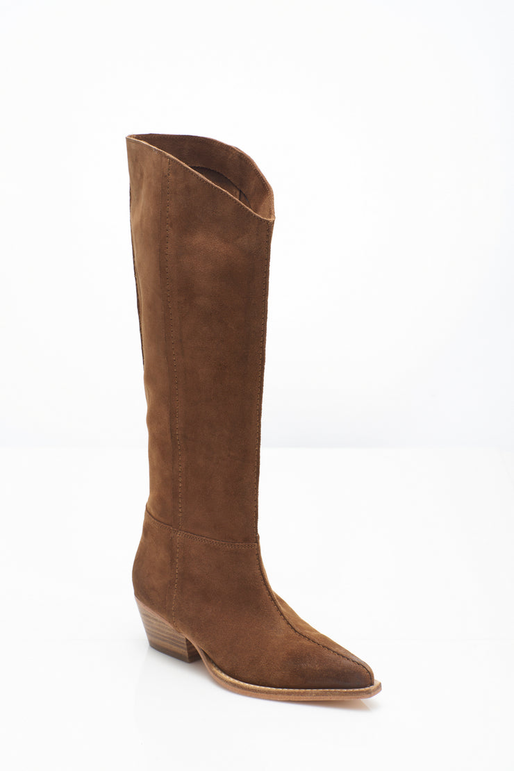 FREE PEOPLE SWAY SLOUCH BOOT - TAN