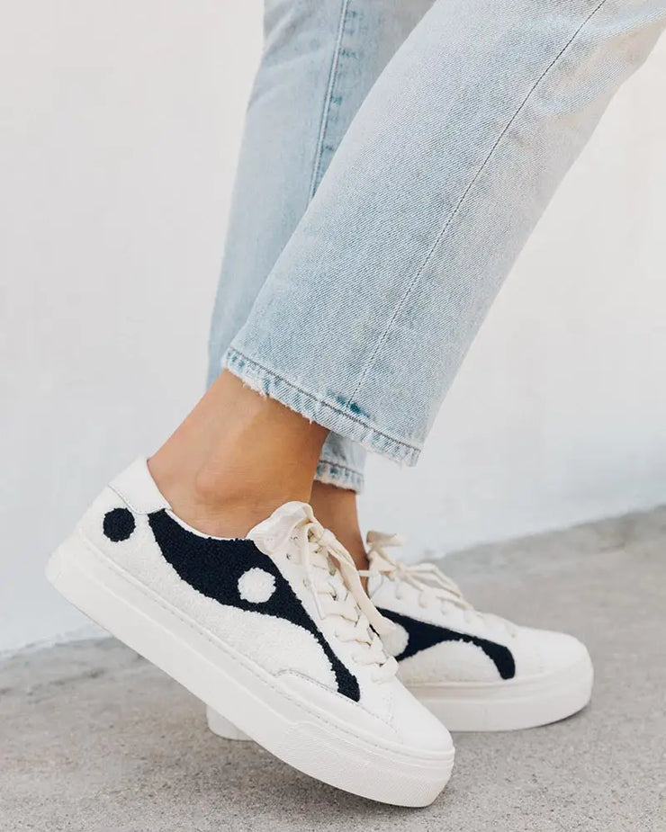 SOLUDOS YIN YANG SNEAKER WHITE BLACK On Trend
