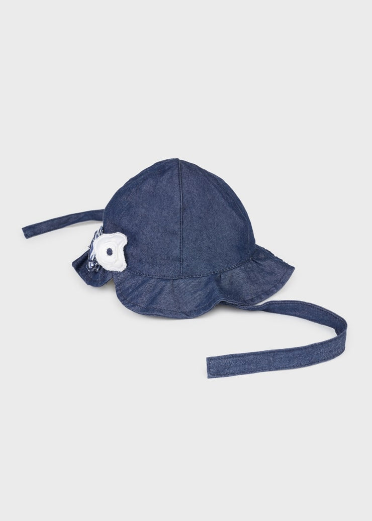 MAYORAL DENIM SUN HAT - DRK WASH