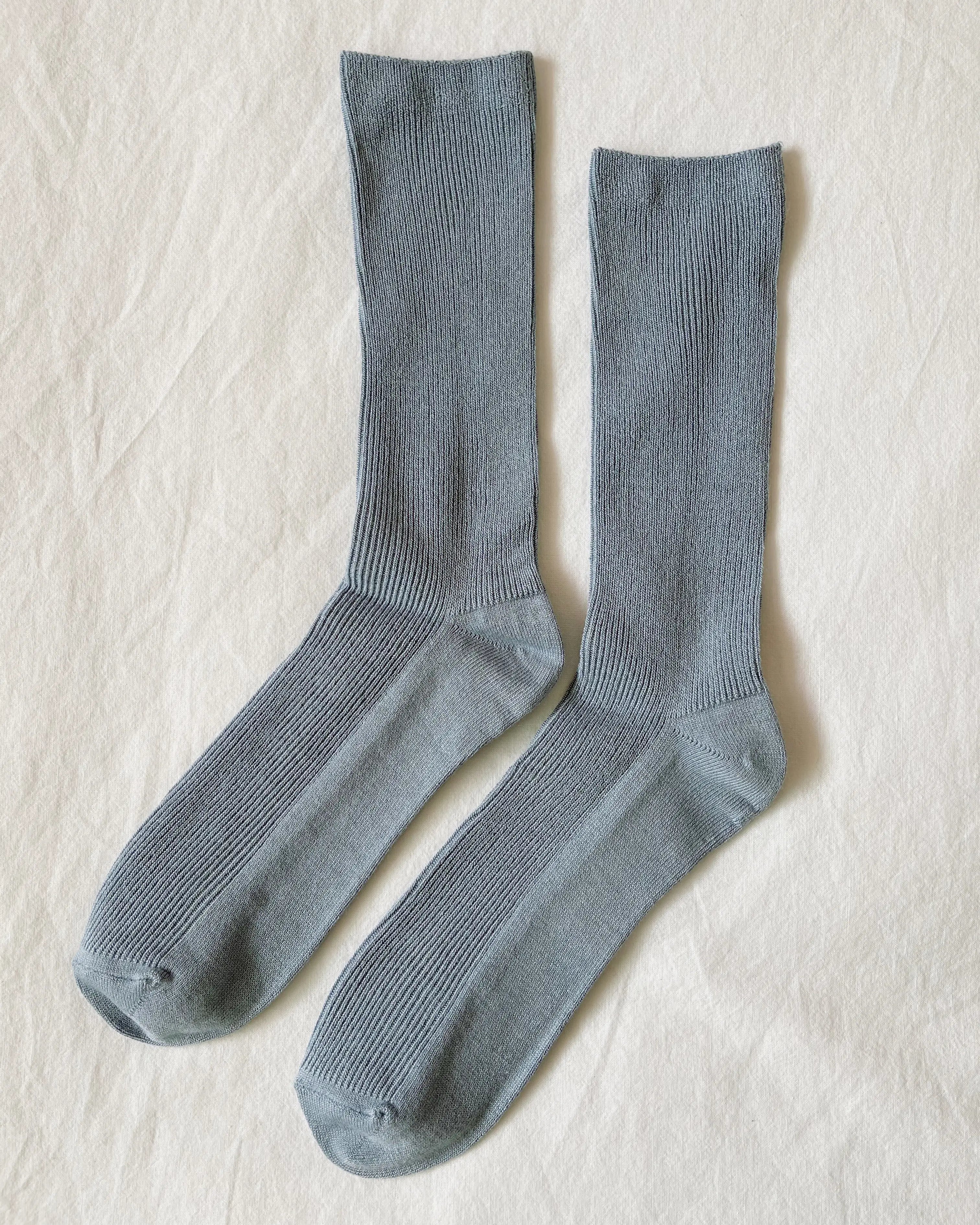 LE BON SHOPPE TROUSER SOCKS - BLUEBELL