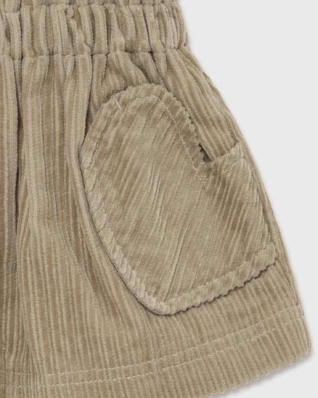 MAYORAL CORDUROY SKIRT - BEIGE