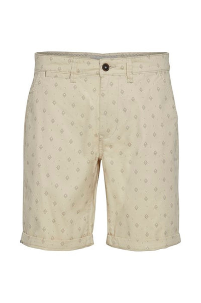 BLEND WOVEN SHORTS - TAN