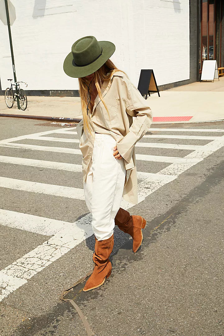 FREE PEOPLE SWAY SLOUCH BOOT - TAN