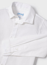 MAYORAL BASIC LS DRESS SHIRT - WHITE