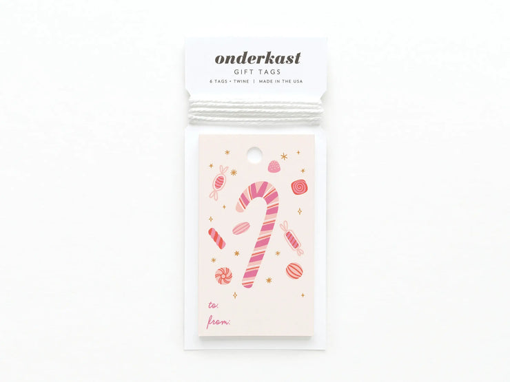 GIFT TAGS - CANDY CANE