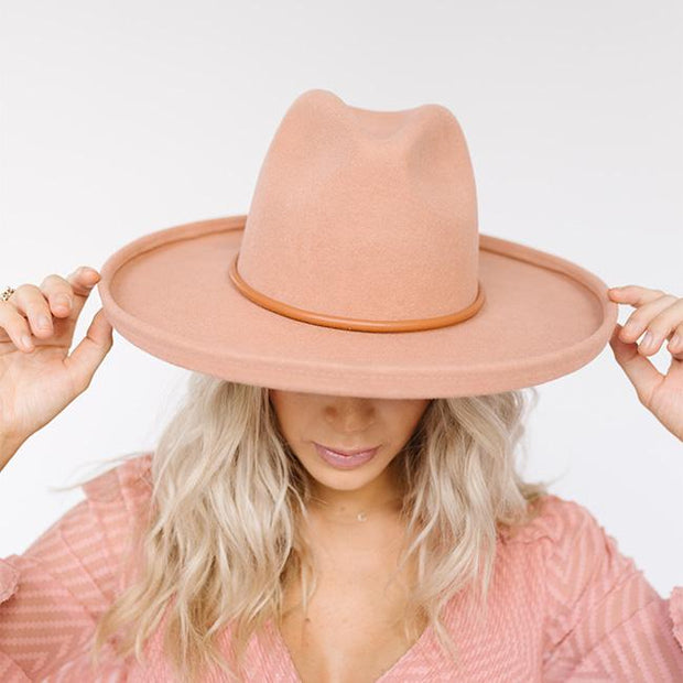 CARA LOREN HAT BAND - BROWN