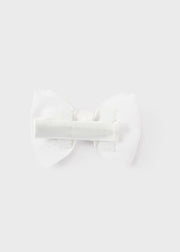 MAYORAL BOW + CLIP SET - WHITE