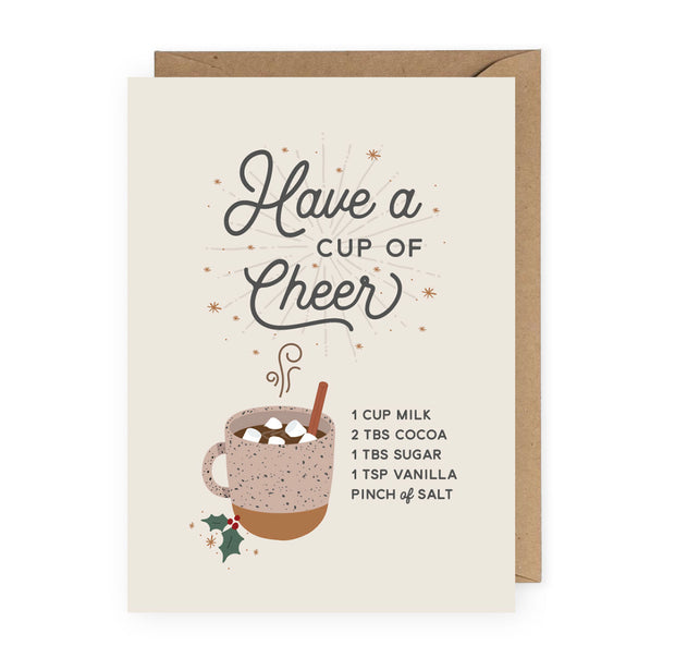 CUP OF CHEER GREETING CARD