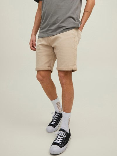 RICK DENIM SHORTS - OXFORD TAN