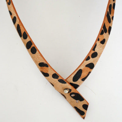 GIGI PIP HAT BAND - LEOPARD PRINT
