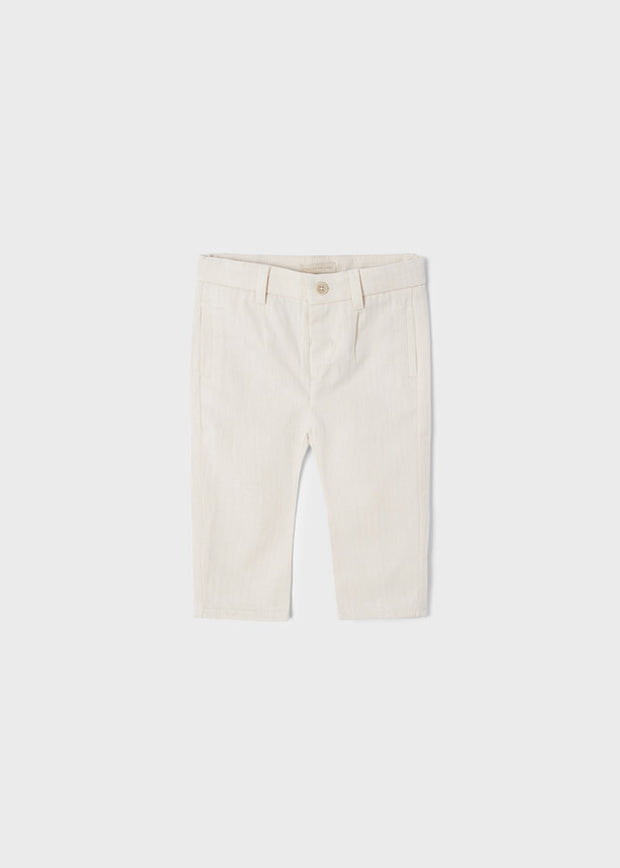 MAYORAL LINEN TROUSERS - JUTE